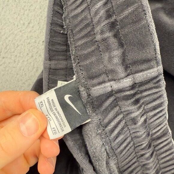 Vintage Michigan State Sweatpants Mens 2XL Black Green Suede Velour Y2k Spellout - Picture 11 of 12